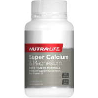 Nutra-Life Super Calcium + Magnesium 90 Capsules Nutra-Life Super Calcium + Magnesium 90 Capsules